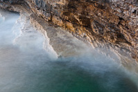 Sea and rock texture abstraction