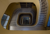 Staircase in an old building in Zagreb, Croatia