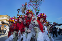 Mići zvončari Frlanije na zvončarskom festivalu u Matuljima, Kvarner/Hrvatska