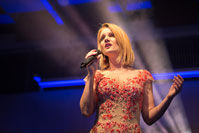 Danjela Pintaric singing on 25th anniversary of company Lipapromet