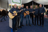 The Ugljan music group's party entertained visitors at the 2019 Zagreb Olive Festival, Croatia