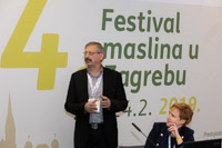 One of many lectures and workshops held on Olive festival in Zagreb 2019, Croatia