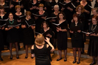 Concert of academic choir Vladimir Prelog in Croatian Music Institute in Zagreb 2019, Croatia