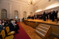 Concert of academic choir Vladimir Prelog in Croatian Music Institute in Zagreb 2019, Croatia