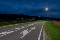 Road illumination in place Lepoglava, Zagreb/Croatia