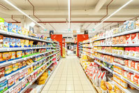 Rasvjeta za Super Konzum Špansko, Zagreb/Hrvatska