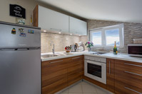 Kitchen in Abuela's beach house in coastal town Brela, Dalmatia, Croatia