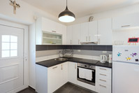 Kitchen of apartment Ivanov in place Poljana on island Ugljan, Dalmatia, Croatia