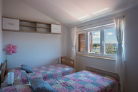 Sleeping room of apartment Hromin in place Poljana on island Ugljan, Dalmatia, Croatia