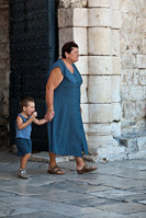 Entrance to old town Trogir, Dalmatia, Croatia