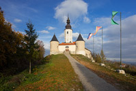 Church of Visitation of the blessed virgin Mary in a place Vinagora, Zagorje, Croatia