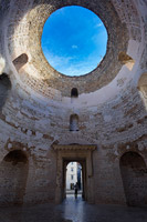 Vestibul u Dioklecijanovoj palači u Splitu, Dalmacija/Hrvatska