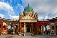 Church of Christ the king on cemetery Mirogoj, Zagreb, Croatia