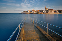 Istrian town Umag in the morning, Istria/Croatia