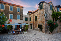 Kasna večera, Stari Grad-otok Hvar, Dalmacija/Hrvatska