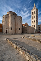 St. Donatus and St. Anastasia church in Zadar, Dalmatia, Croatia