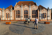 Central square in old town Cakovec, Medimurje, Croatia