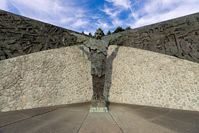 Monument of a peasant revolt in place Gornja Stubica, Zagorje, Croatia